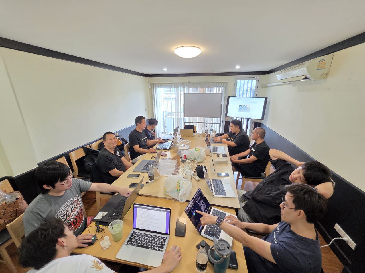 บรรยากาศการสอน AI Workshop 4
